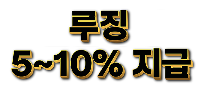 일일 루징 5~10% 지급